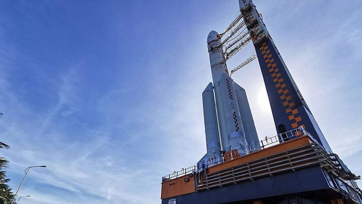 Die Rakete hob vom Raumfahrtbahnhof in Wenchang ab