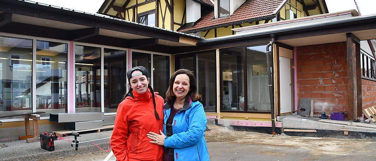 Alexandra und Ingrid Wernegger hatten mit dem Umbau in den vergangenen Monaten alle Hände voll zu tun