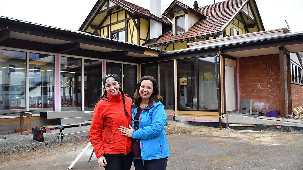 Alexandra und Ingrid Wernegger hatten mit dem Umbau in den vergangenen Monaten alle Hände voll zu tun