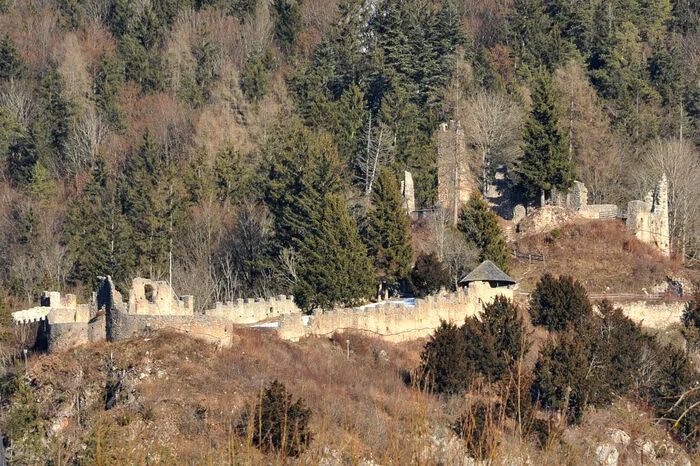 Die Ruine Wolkenstein bei Wörschach