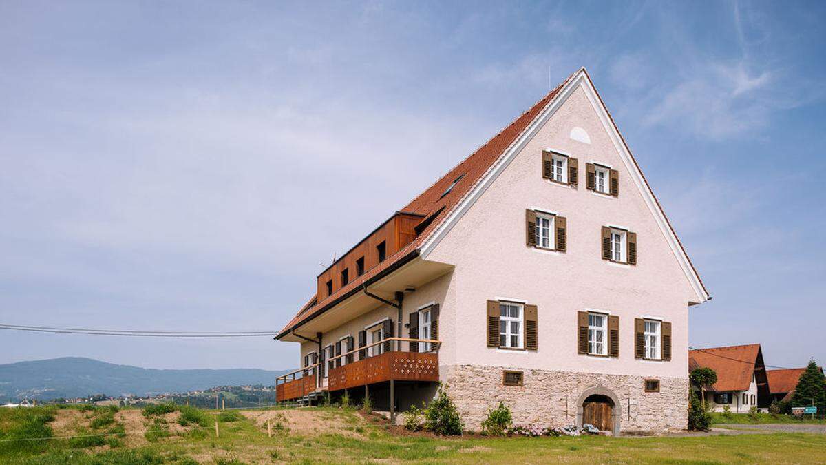 Das Hinter- bergerhaus am Kamm vor St. Stefan ob Stainz ist mit der Hausnummer 3 eines der ältesten Gebäude der west steirischen Gemeinde. 