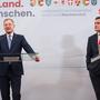 Landeshauptmann Thomas Stelzer (OÖ/ÖVP) und Wiens Stadtrat Peter Hanke (Wien/SPÖ)