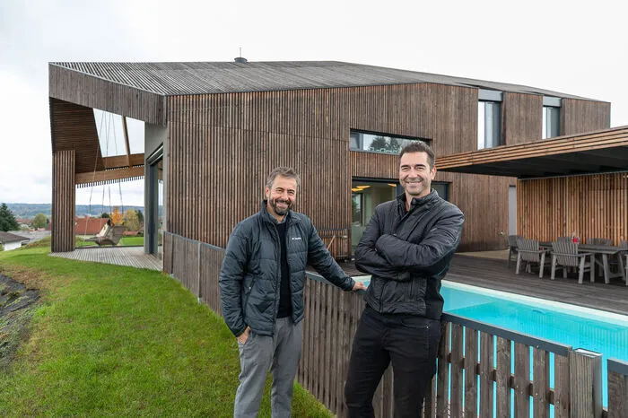 Die Planung und Umsetzung übernahm das Architektenteam Jordi Sanahuja (rechts) und Johannes Lückl, Architekturbüro Lückl &amp; Partner.