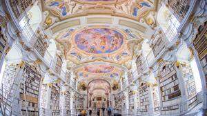 Stift Admont gewährt spektakuläre Einblicke in seine berühmte Klosterbibliothek