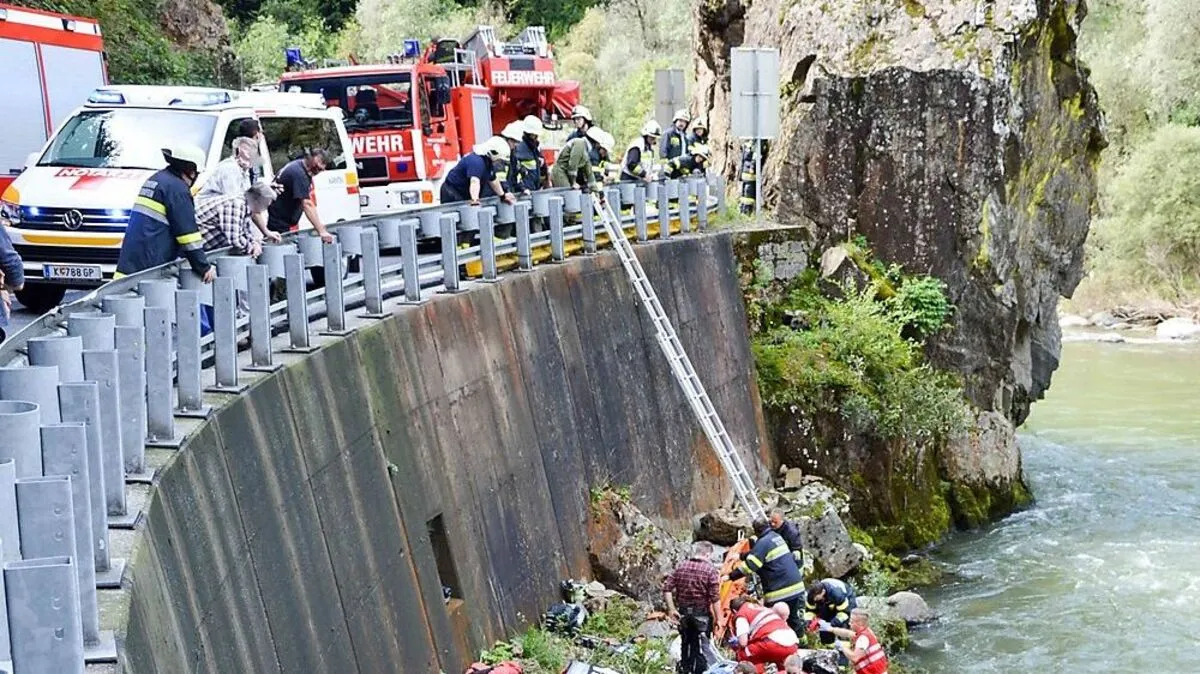 Schwerer Motorradunfall auf der Katschberg Straße