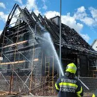 Das Wohnhaus wurde durch den Brand vollständig zerstört