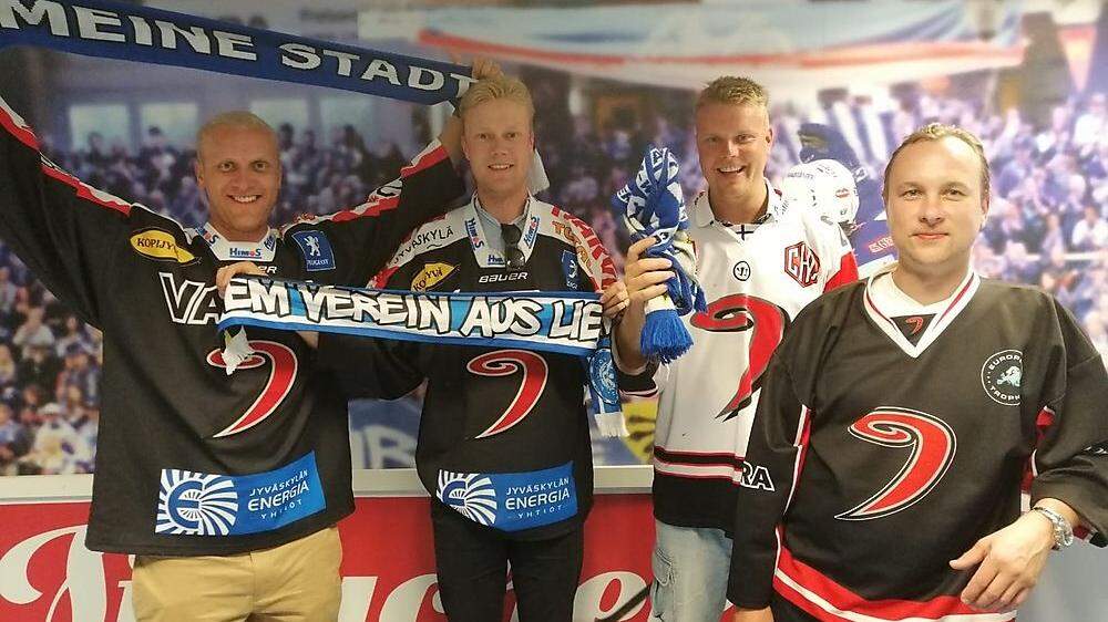 Lahtis Freunde: Arttu, Eero, Antti und Pasi (von links)