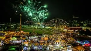 Das Feuerwerk am Mittwoch bildet einen Höhepunkt am St. Veiter Wiesenmarkt