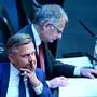 Wirtschaftsminister Wolfgang Hattmannsdorfer (ÖVP) und Finanzminister Markus Marterbauer (SPÖ) müssen noch Fragen klären.