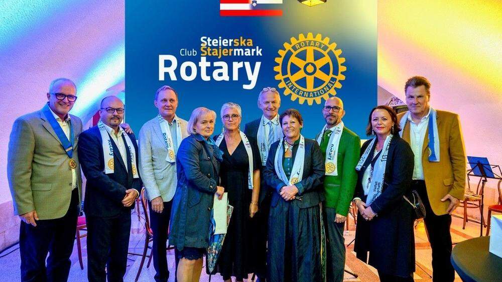 Der neue Rotary Club Steierska-Štajermark lud zur Charterfeier
