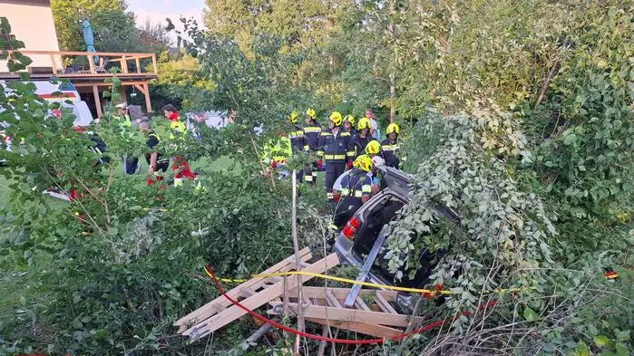 Fahrt endete im Straßengraben