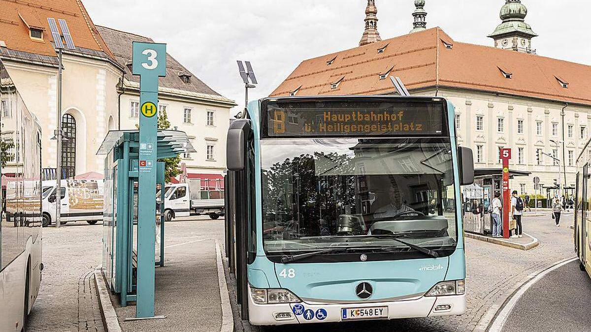 Auch mit den Stadtwerke-Bussen in Klagenfurt konnte gratis gefahren werden