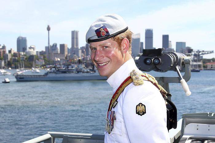 Vor fünf Jahren nahm Harry an einem Marine-Manöver in Sydney teil