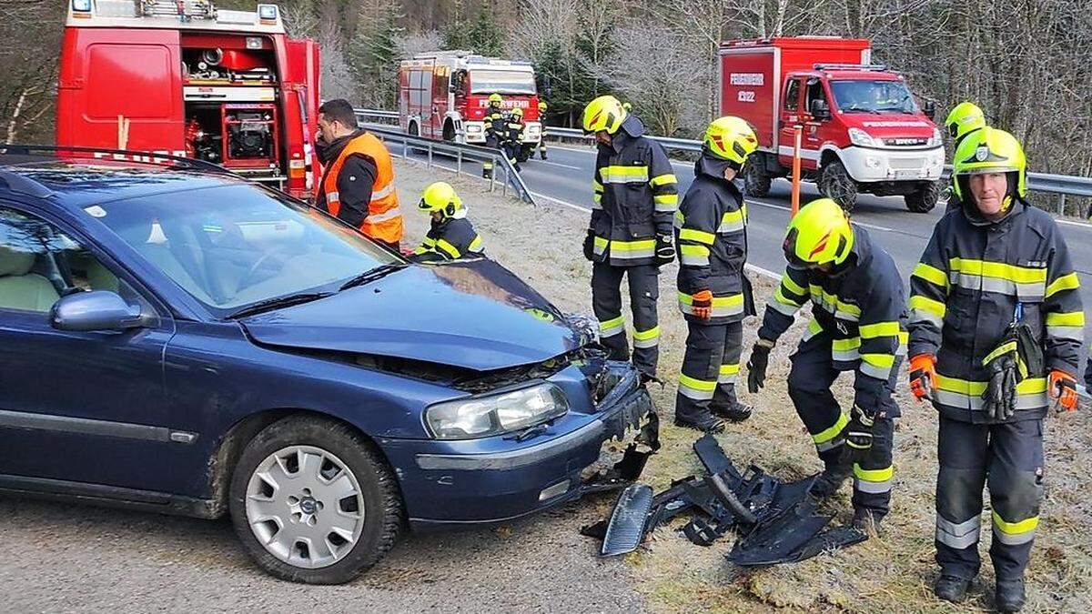 Die Feuerwehr war mit 21 Personen im Einsatz