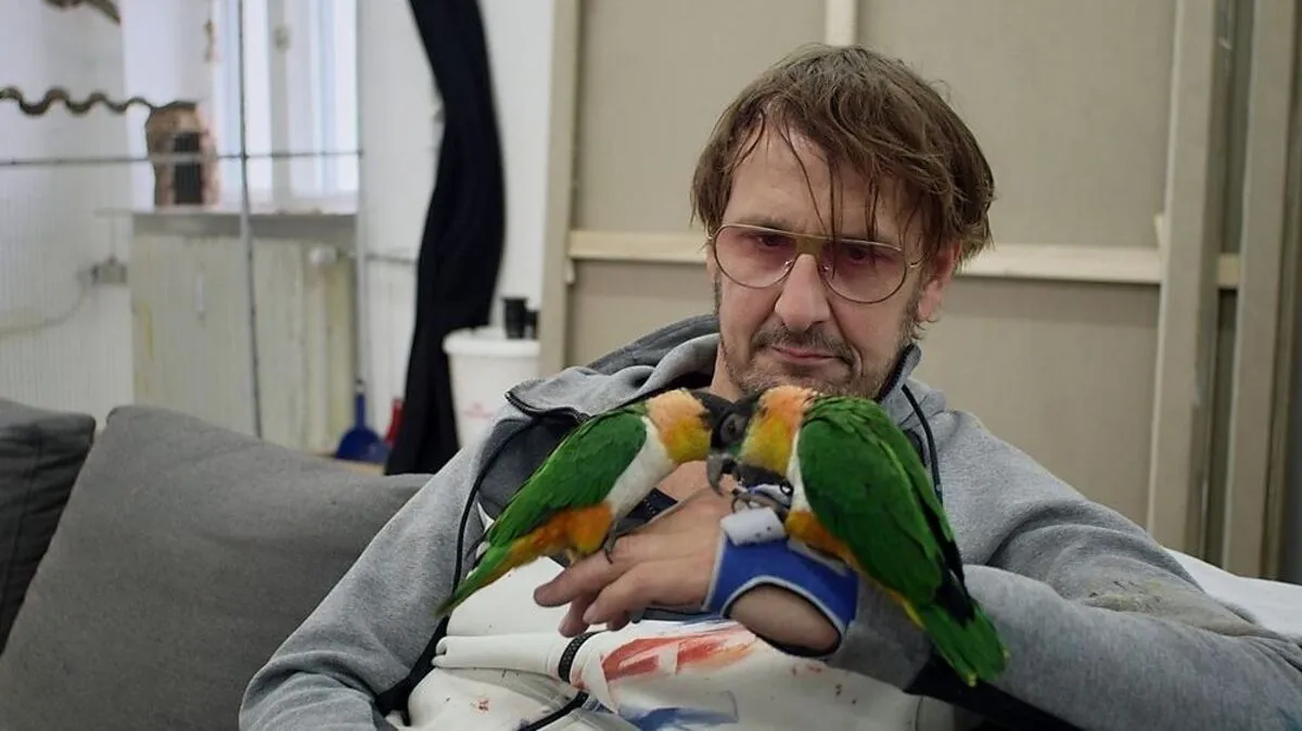 Spannende biografische Details und viele Besuche im Atelier von Daniel Richter