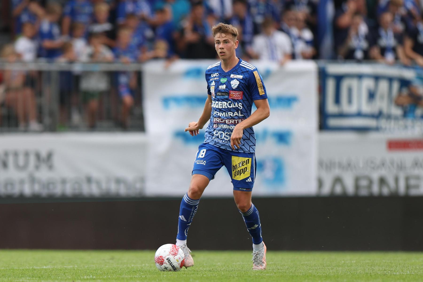 Fabian Wilfinger debütierte für den TSV Hartberg in der Bundesliga