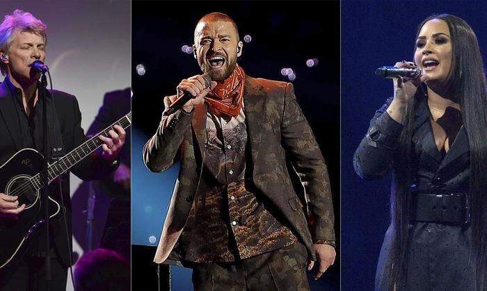 Bon Jovi, Timberlake, Lovato