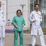 Teamarbeit: Thomas Gary, Angiologie-Chefin Marianne Brodmann, Reinhard Raggam und Albert Wölfler (Hämatologie)