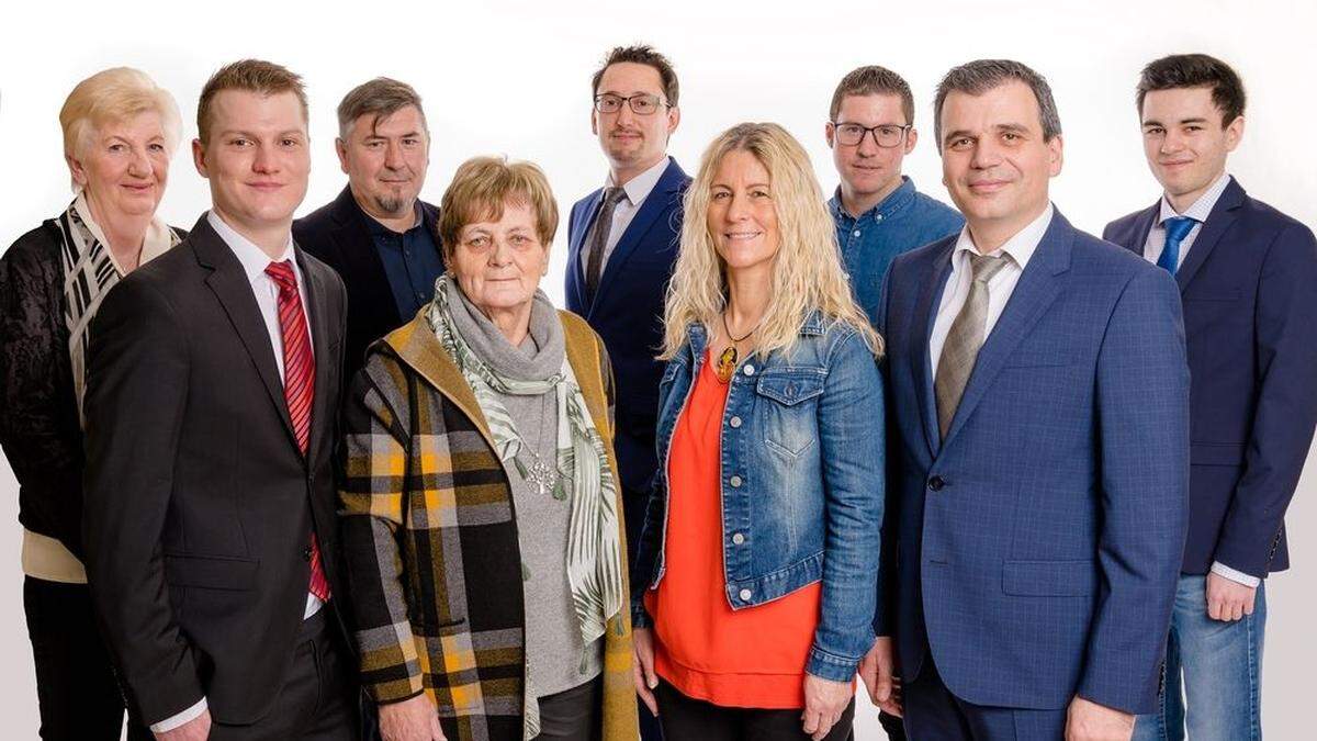 Das Team der SPÖ St. Lambrecht