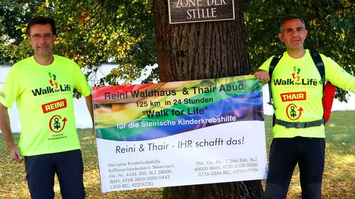 Beim Start in Bärnbach war das Team und Reinhold Waldhaus und Thair Abud noch zuversichtlich