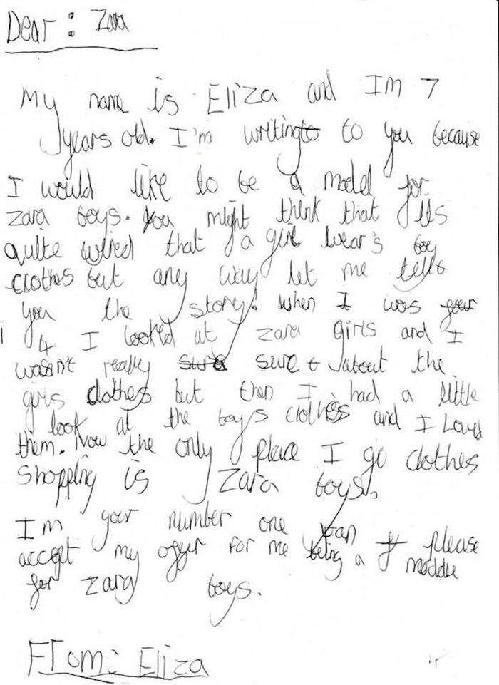 Elizas Brief an Zara