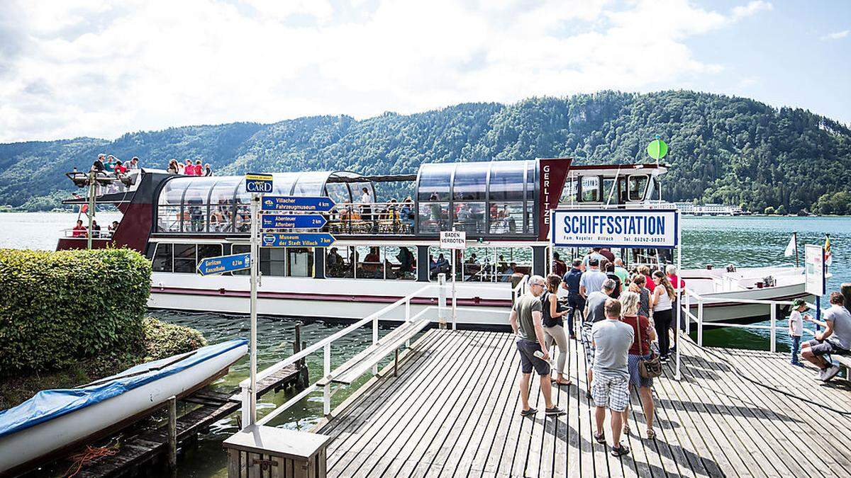 Die MS Gerlitze nahm am Sonntag den Linienverkehr auf