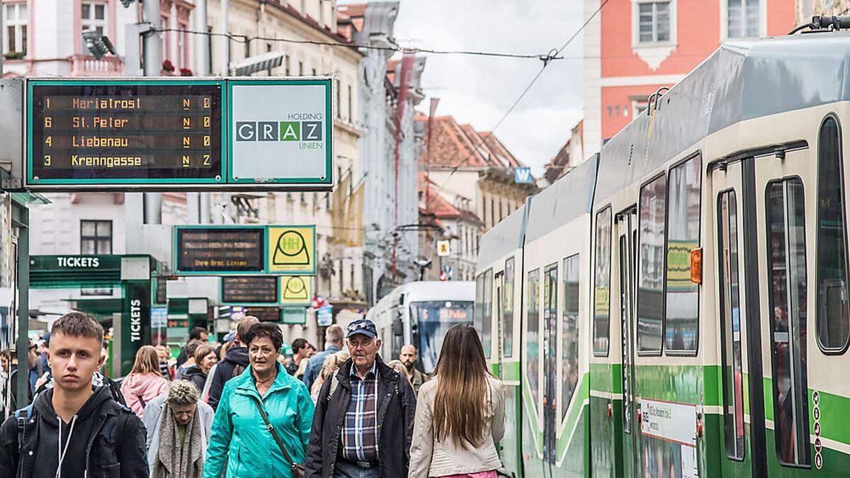 Am 12. Oktober stehen die Grazer Bims vorübergehend still