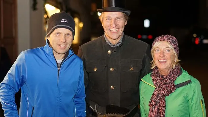 Die Laufgemeinschaft unter Obmann Armin Wasner organisierte den Silvesterlauf. Als Glücksbringer fungierte dabei Rauchfangkehrermeister Jürgen Maier.