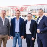 Geschäftsführung und Eigentümer der ShoppingCity Seiersberg: Dieter Matjasic (GF), Martin Klein und Mag. Christian Guzy (Eigentümer), Mag. Anton Cech (GF) der ShoppingCity Seiersberg