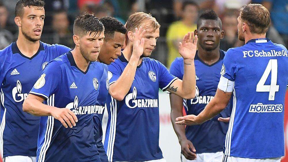 Schalke (im Bild) trifft auf Salzburg