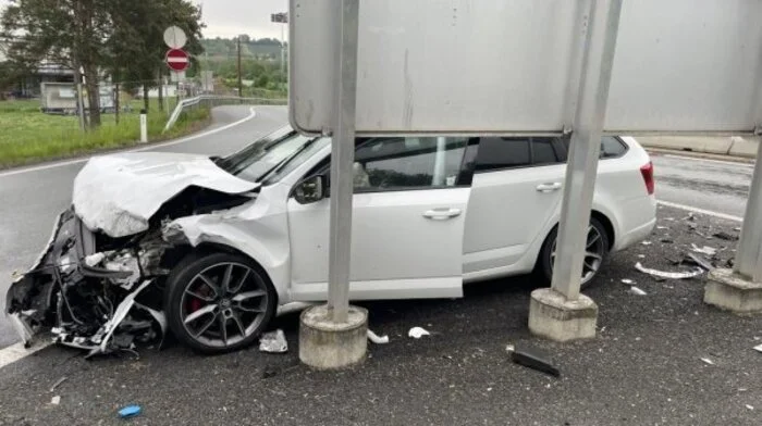 Bei der Autobahnauffahrt in Sebersdorf hat es gekracht