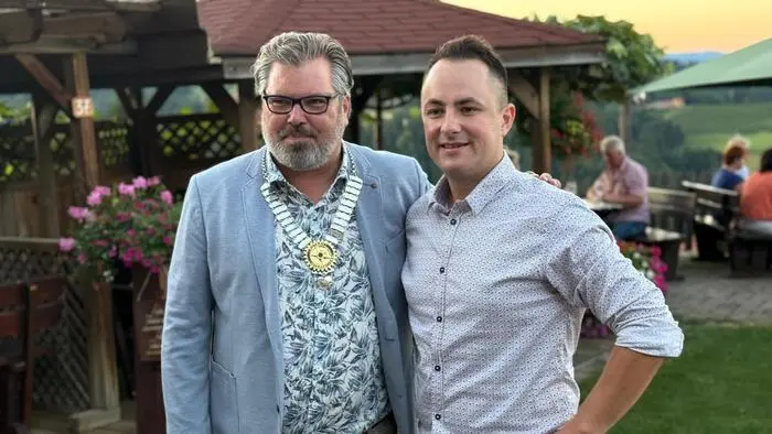 Patric Koch (r.) hat das Präsidentenamt an Mario Rucker übergeben