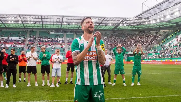 Im Sommer endete die Karriere von Burgstaller in Wien