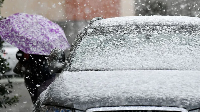Die Schneefallgrenze liegt am Montag zwischen 500 und 800 Metern Seehöhe