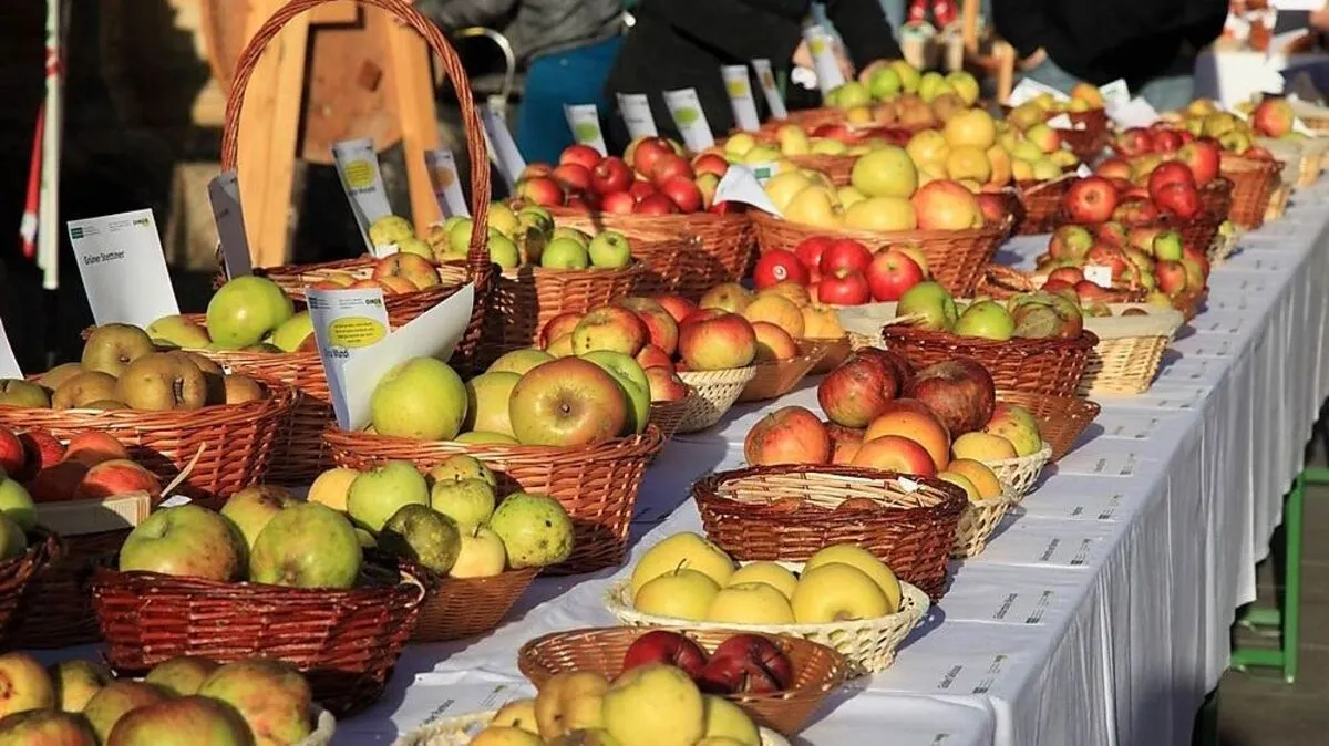 Streuobst Präsentation der Naturparke