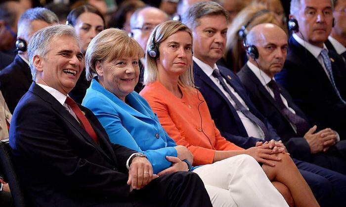 Faymann, Merkel, Mogherini