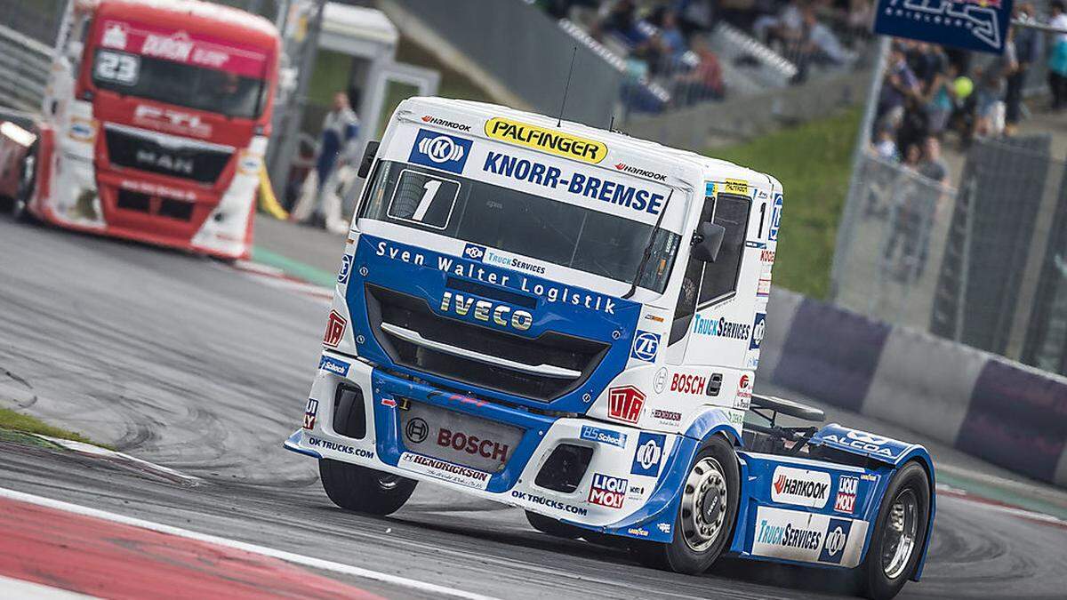 Kürzlich waren Trucks am Ring zu Gast