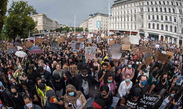 Black Lives Matter-Demo in Wien, Juni 2020: Ist ein Backlash zu erwarten?