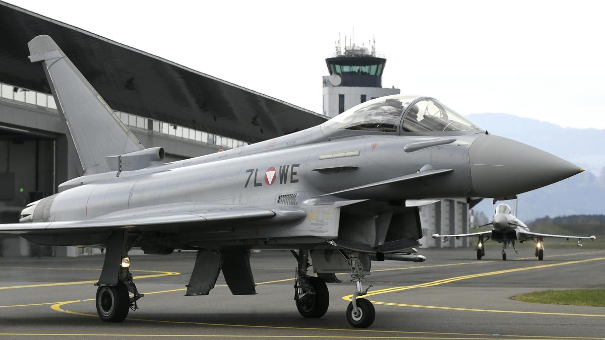Die Eurofighter starten und landen in den nächsten Wochen teilweise in Linz-Hörsching