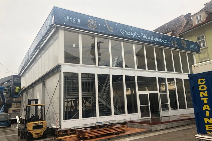 Die Grazer Winterwelt am Karmeliterplatz wird am 15. November eröffnet.