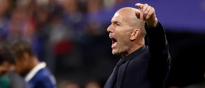 Lebte auf der Seitenlinie mit: Frankreich-Coach Zinedine Zidane