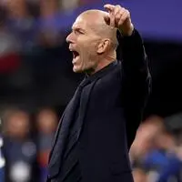 Lebte auf der Seitenlinie mit: Frankreich-Coach Zinedine Zidane