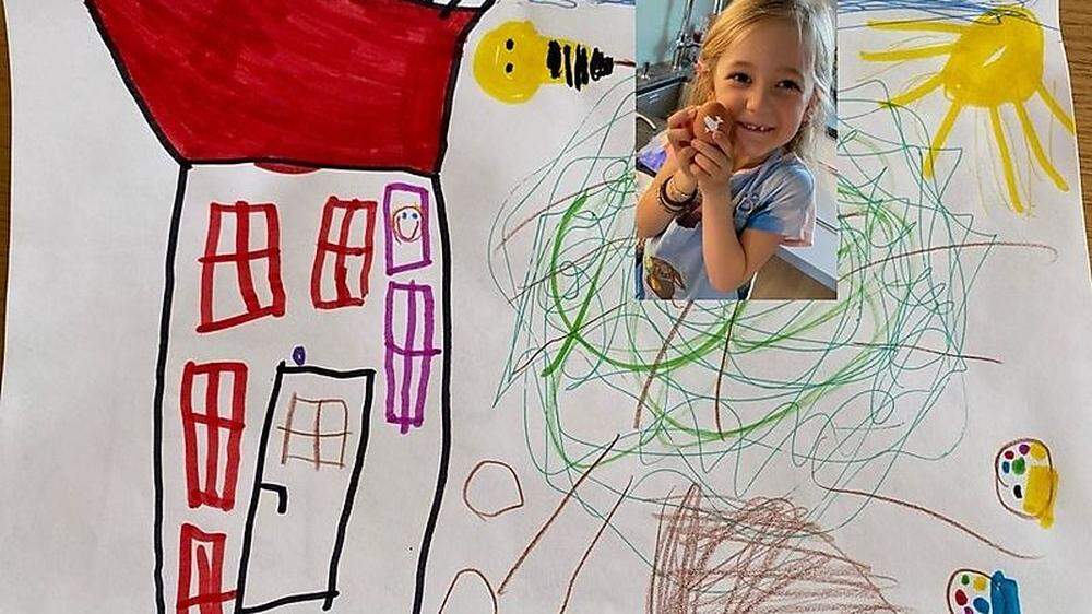 Viktoria Kürzl ist fünf Jahre alt und freut sich auf Ostern