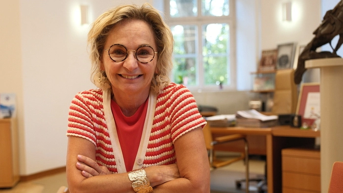 Am Arbeitsplatz: Elisabeth Blanik (SPÖ), Bürgermeisterin von Lienz, in ihrem Büro in der Liebburg