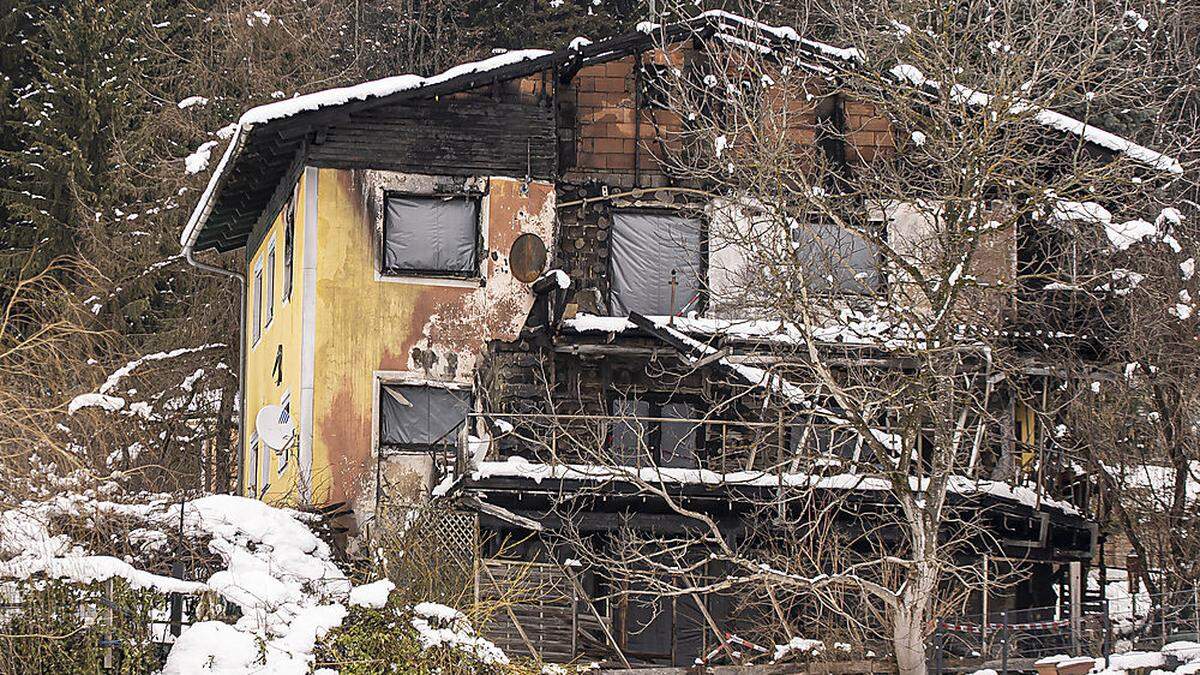 Noch sei unklar, ob das Haus wieder bewohnbar sein wird