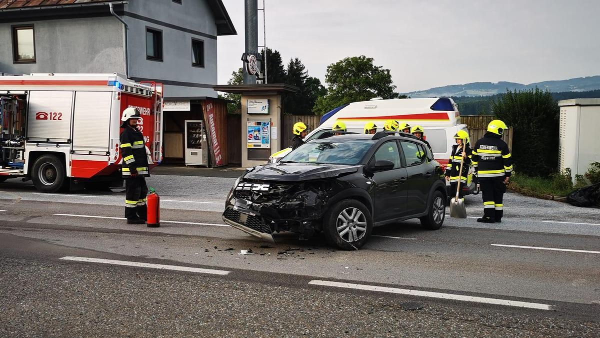 In Köppling kam es Montagfrüh zu einem Verkehrsunfall