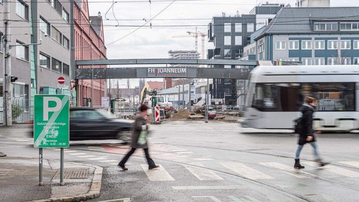 Bauarbeiten an der Kreuzung Alte Poststraße/Eggenberger Allee starten mit Mai