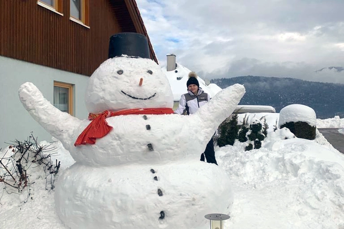 Schneemann von Nathalie Eneo