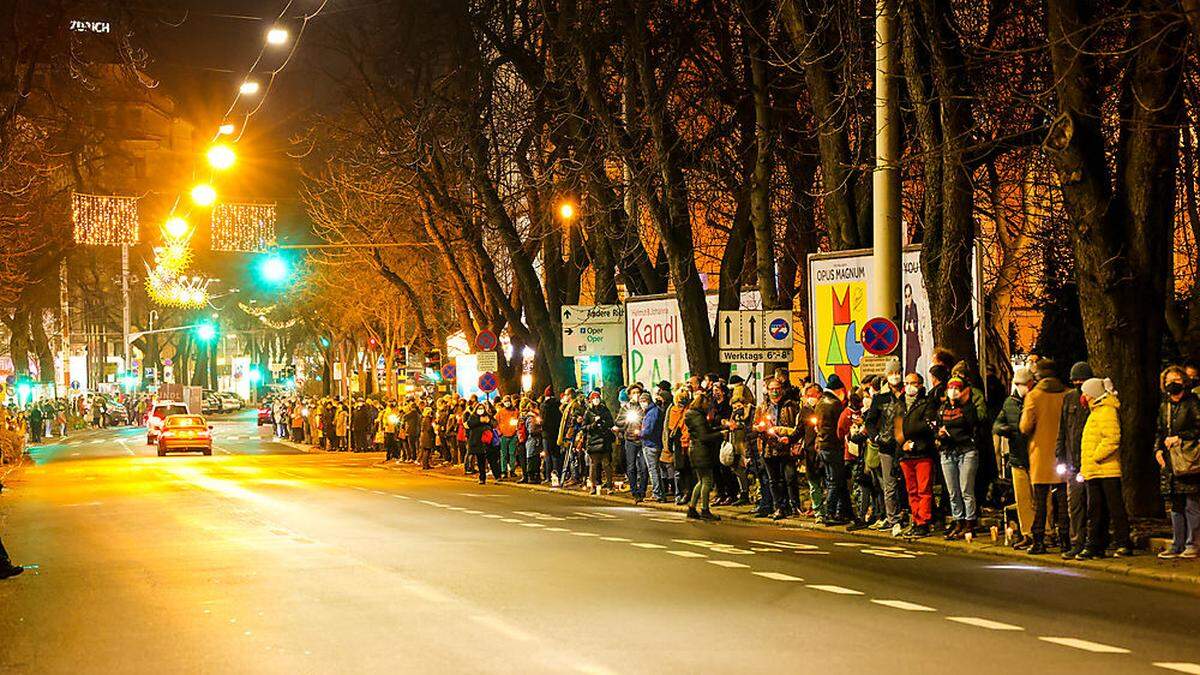 Nach dem Vorbild von Wien und Graz (Bild) soll am Samstag auch in Klagenfurt ein stiiles Gedenken stattfinden