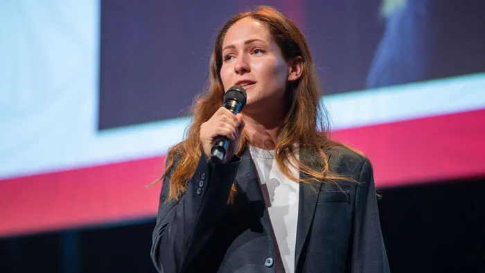 Nationalteamspielerin und Initiatorin des Summits, Jasmin Eder